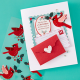 Spellbinders, Dimensional Stickers, Dear Santa Festive Birds (SCSE-050)