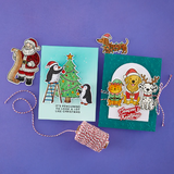 Spellbinders, Christmas Pets Stamp & Die Bundle by Simon Hurley (BD-1094)