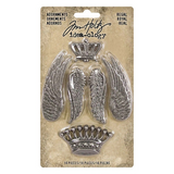 Tim Holtz Idea-Ology, Metal Adornments 10/Pkg, Regal (TH92903)