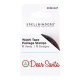 Spellbinders, Washi Tape, Dear Santa Postage Stamp (SCSE-047)