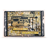 AALL And Create A6 #TP-1343 Photopolymer Clear Stamp Set, Global Gazette by Autour De Mwa