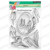Penny Black Clear Stamps, 5"x6.5" Tulip Joy (31-206)