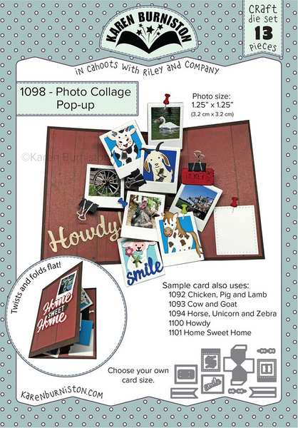 Karen Burniston Dies, Photo Collage Pop-up (1098)