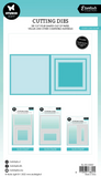 Studio Light, Cutting Dies, Folded Card Square Essentials 270x135x1mm 9 PC (SL-ES-CD437)
