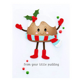Spellbinders Etched Dies from the Dancin' Christmas Collection, Dancin' Figgy Pudding (S4-1315)