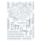 Tonic Studios Dies, Stamp & Stencil Collection, Splendiferous Corsage (5372e)