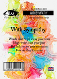 Visible Image, A7 Clear Stamp Set, With Sympathy (VIS-WSY-01)