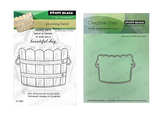 Penny Black, Clear Stamps & Dies Set Combo, 3"x 4", Blooming Barrel (31-096 & 51-856)