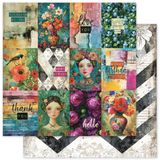 Paper Rose, 12X12 Double Sided Paper, Portraits in Bloom (36559)