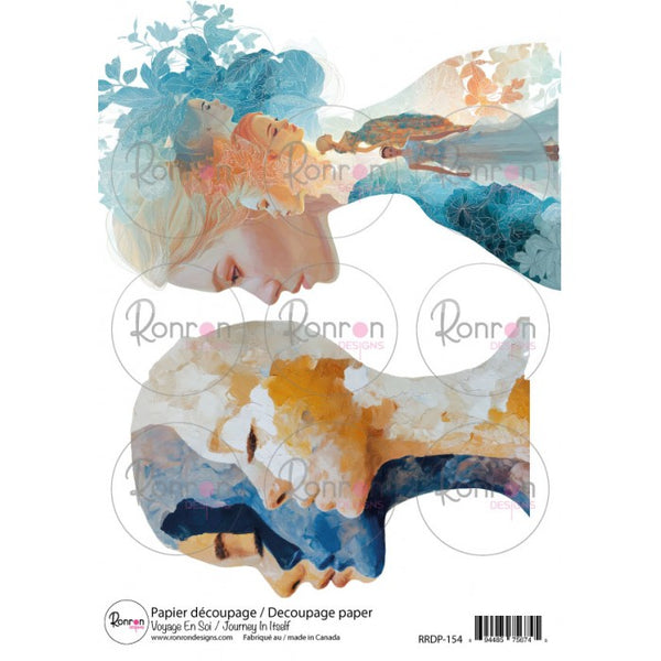Ronron Designs, Rice Paper, Journey In Itself - Scrapbooking Fairies