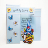 Katy Sue, Die Cut Decoupage, Garden Gnomes (Pack of 12) (11-DCDGGN12)