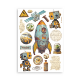 Stamperia, A5 Washi Pad 8/Pkg, A new Beginning (SBW31)