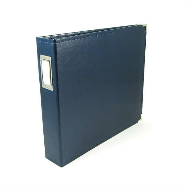 We R Classic, Leather D-Ring Album 12"X12", Navy (660918)