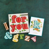 Spellbinders Etched Dies, Stitched T (S1-085)