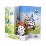 Katy Sue, Die Cut Decoupage, Garden Gnomes (Pack of 12) (11-DCDGGN12)