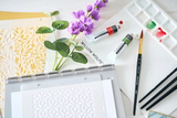 Sizzix Studio Media Mat By Willow Wolfe, Palette & Brush Holder (667034)