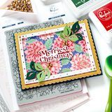 Pinkfresh Studio, Essentials Die Set, Folk Edge Rectangles (PF082ES)