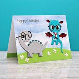 Spellbinders Etched Dies From The Monster Birthday Collection, Smart Glasses (S2-379)