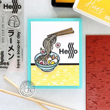 Hero Arts, Clear Stamps & Dies Bundle, Ramen (SB402)