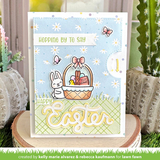 Lawn Fawn, Clear Stamps and Dies Set, Spring Basket (LF3658 & LF3659)