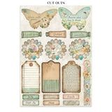 Stamperia Junk Journal Stickers, Cut-outs & Backgrounds, Daisy Art