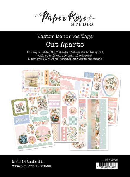 Paper Rose Studio, Cut Aparts, Easter Memories Tags (33966)