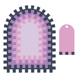 Spellbinders, Etched Dies, Color Block Accent Arches (S5-743)