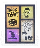 Tim Holtz Cling Stamps 7"X8.5", Spooky Scribbles (CMS349)
