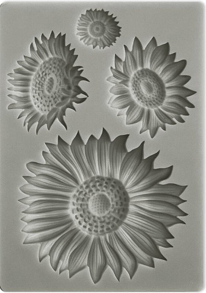 Stamperia Silicone Mould A6, Sunflower Art, Sunflower