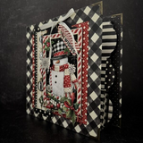 Graphic 45, Check Binder Album with Interactive Pages, Black (4503316)