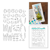 Spellbinders, Storybook Illustrated Man Clear Stamp Set by Josh Griffiths Studio (STP-284)