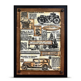 AALL And Create A6 #TP-1343 Photopolymer Clear Stamp Set, Global Gazette by Autour De Mwa