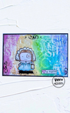 AALL & Create, #959, Florence Nightingale, A7 Photopolymer Clear Stamp Set, Designed by Janet Klein
