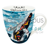 Canadian Art Prints, Indigenous Collection, Signature Mug, 18 oz., Spirit Whale by Stephanie White