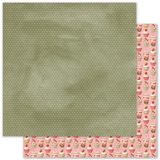Paper Rose, 12X12 Double Sided Paper, Strawberry Friends Basics (34884)