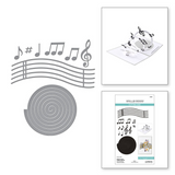 Spellbinders, Musical Notes & Stave Pop-Up Etched Dies by Bibi Cameron (S5-687)
