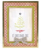 Tim Holtz Cling Stamps 7"X8.5", Scribbly Christmas (CMS249)