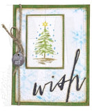 Tim Holtz Cling Stamps 7"X8.5", Scribbly Christmas (CMS249)