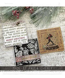 Stampers Anonymous, Tim Holtz Cling Stamps 7"X8.5", Holiday Sketchbook