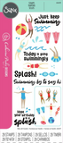 Sizzix Clear Stamps Set By Catherine Pooler 29/Pkg, Synchronized Swimmers (666658)