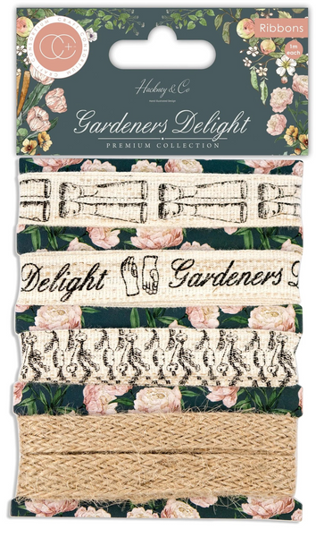 Craft Consortium, Gardeners Delight, Lace Ribbons