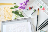 Sizzix Studio Media Mat By Willow Wolfe, Palette & Brush Holder (667034)