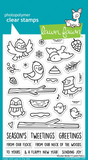 Lawn Fawn, Lawn Fawn Stamps & Dies Bundle, Winter Birds (LF3225 & LF3226)