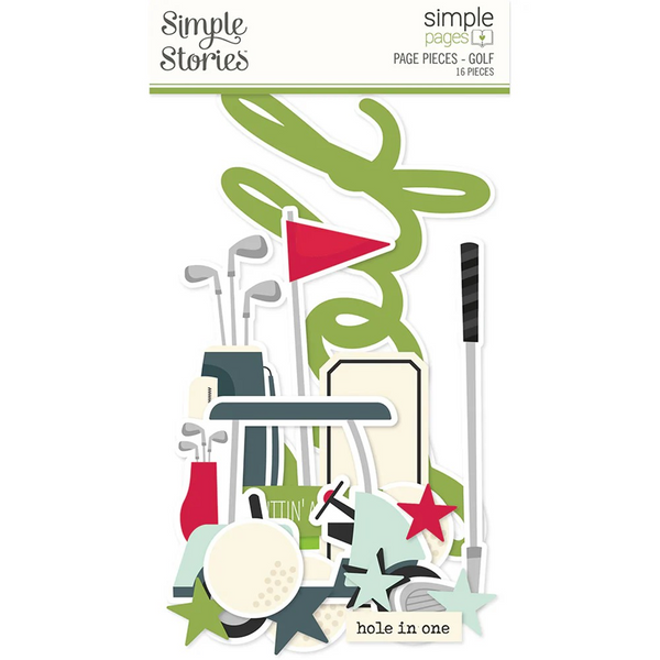 Simple Stories Simple Pages Page Pieces, Golf (15937)