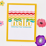 Hero Arts, Dies, Squiggly Rectangle Frames (DF278)