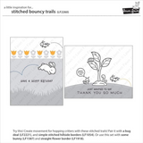 Lawn Fawn, Lawn Cuts Custom Craft Dies, Stitched Bouncy Trails (LF2260)
