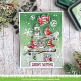 Lawn Fawn, Lawn Fawn Stamps & Dies Bundle, Winter Birds (LF3225 & LF3226)