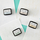 Spellbinders, Blushing Macarons BetterPress Ink Mini Set and Reinkers Bundle by Frank Garcia (BD-1101)