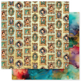 Paper Rose, 12X12 Double Sided Paper, Portraits in Bloom (36559)