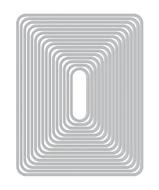 Hero Arts Infinity Dies, Rounded Rectangle (DI465)